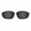 HKUCO Blue+Black+24K Gold Polarized Replacement Lenses for Oakley Half Jacket Sunglasses